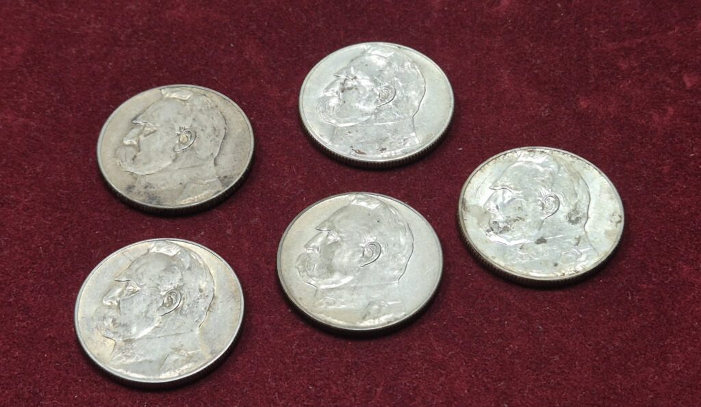5 ZŁOTYCH Z JÓZEFEM PIŁSUDSKIM – SREBRNA MONETA II RZECZYPOSPOLITEJ